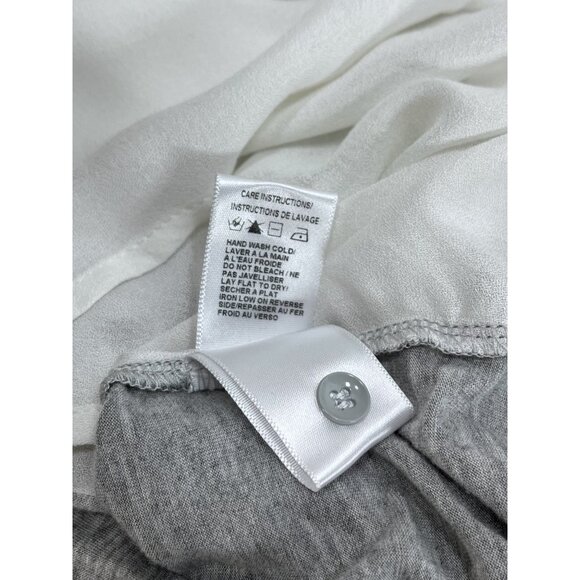 GF Collection Blouse Tunic Henley GF Girlfriend Collection Colorblock S Normcore - Picture 9 of 9